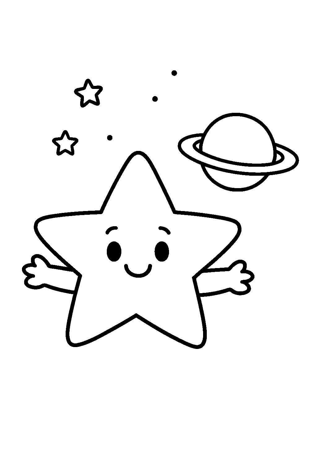 Little Sparky the star woke up and decided to go on a big adventure! She twinkled her rays and zoomed off into space.