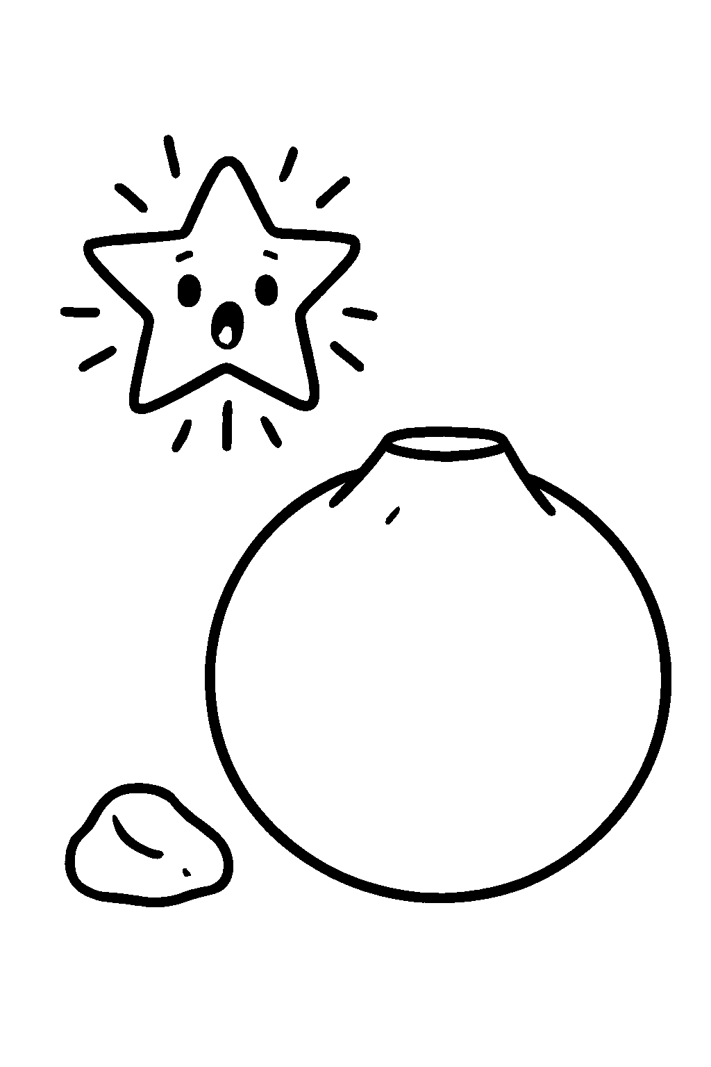 Next, Sparky zoomed over to Mars, the big red planet. It had a tall volcano that made her gasp with wonder!